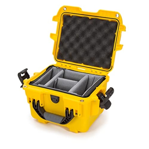 NANUK 908 Wasserdichter Hartschalenkoffer Mit Gepolsterten Trennwänden - Gelb