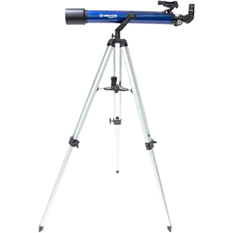 Meade Instruments 209003 Infinity 70AZ Refraktor-Teleskop, Metallic-Blau