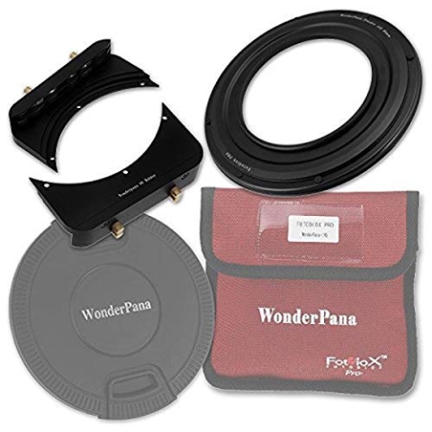 Fotodiox FreeArc-95mm-Bkt-Cap WonderPana Eloxiert Schwarz Metall Aluminum Step Up Ring für 95 mm Objektivgewinde