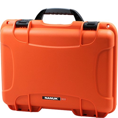Nanuk 910 Wasserdichter Hartschalenkoffer leer - Orange