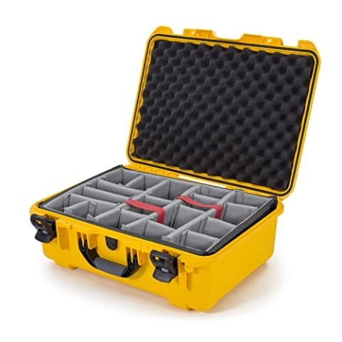 NANUK 940 Wasserdichter Hartschalenkoffer Mit Gepolsterten Trennwänden - Gelb
