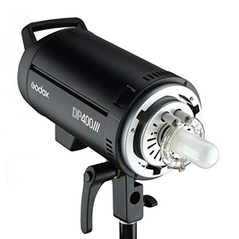 Godox DP400III Professioneller Studioblitz 1s Recyclingzeit GN65 5600k 400Ws Bowens Mount 150W Einstelllampe (DP400III)