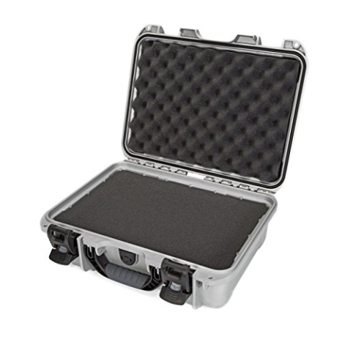 NANUK 920 Wasserdichter Hartschalenkoffer Mit Plüschschaumeinlage - Silber