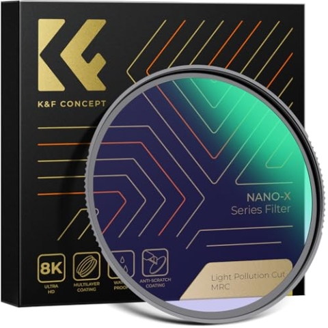 K&F Concept Nano-X 72mm Natural Night Filter Astroklar Nachtlicht Light Pollution Filter für Nachtaufnahmen Astrofotografie mit 28-lagiger Beschichtung