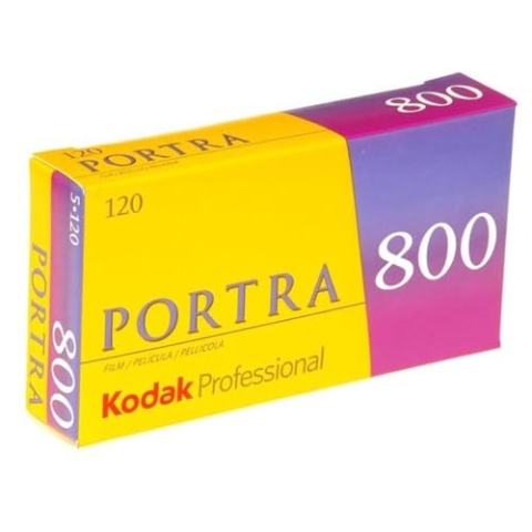 KODAK Portra 800 120-5 Farbnegativ-Filme, 812 7946, gelb