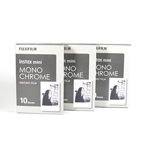 Fujifilm instax 3x10 Film mini Kamera, Monochrome WW1 schwarz/weiß