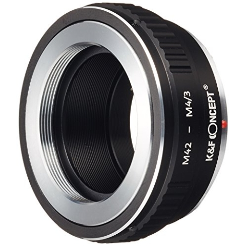 K&F Bague d'adaptation M42 Compatible Avec M4/3