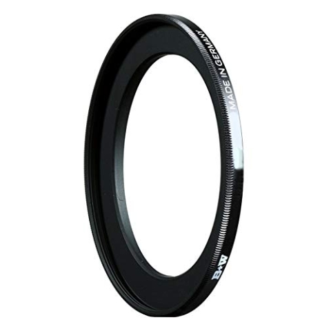 B+W 41208 Filter Adapterring Schwarz, 49 auf 46 mm