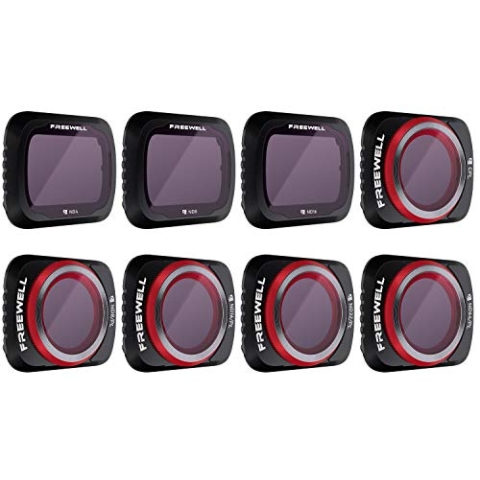 Freewell All Day - 4K Serie - 8Pack Filters Kompatibel mit Mavic Air 2 Drone