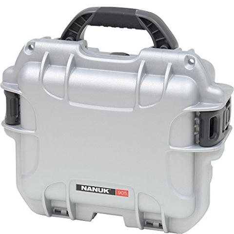 NANUK 905 Wasserdichter Hartschalenkoffer leer - Silber