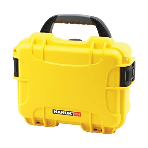 NANUK 904 Wasserdichter Hartschalenkoffer Mit Plüschschaumeinlage - Gelb