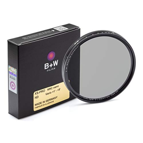B+W Graufilter ND vario / variabel ND2-32 (55mm, MRC nano, XS-Pro, 16x vergütet, Premium)