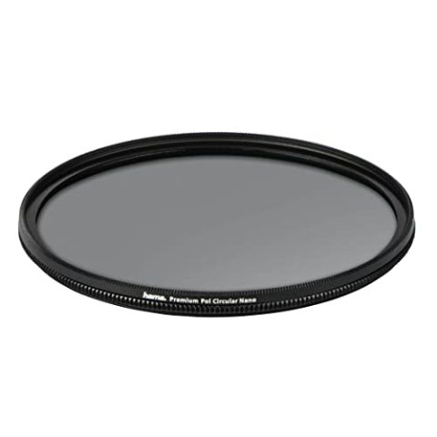 Hama NSC18 Polarisationsfilter (zirkulärer Polarisator, Oberglas, Gewindedurchmesser 58 mm, Rahmenstärke 4,5 mm, Vordergewinde, 18-lagig) schwarz