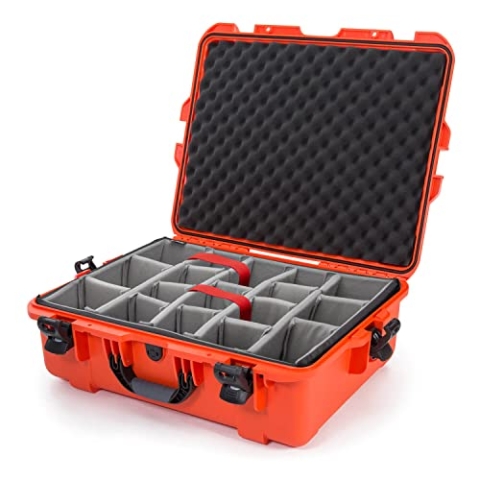 NANUK 945 Wasserdichter Hartschalenkoffer Mit Gepolsterten Trennwänden - Orange