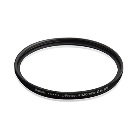 Hama UV Filter HD 82 mm Slim (Objektivschutz, 3 mm Flache Metallfassung mit Frontgewinde, mehrfach vergütet HTMC, inkl. Filterbox)