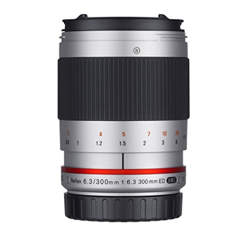 Samyang 300mm F6.3 Objektiv für Anschluss Fuji X - silber