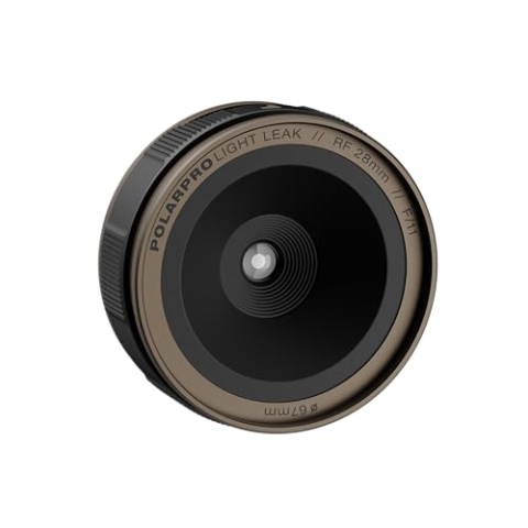 PolarPro - LightLeak Lens - The ONE - 28mm - f11 - Kameraobjektiv - Einstellbarer Lichteinfall - Zeitloser Effekt - Canon RF Mount Mount