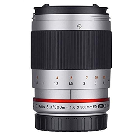 Samyang 300mm F6.3 Objektiv für Anschluss Sony E - silber