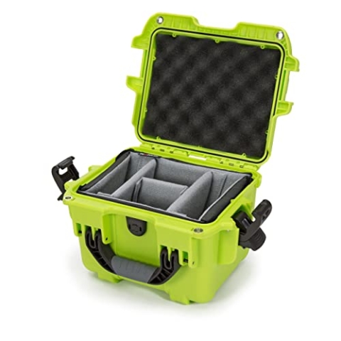 NANUK 908 Wasserdichter Hartschalenkoffer Mit Gepolsterten Trennwänden - Limette
