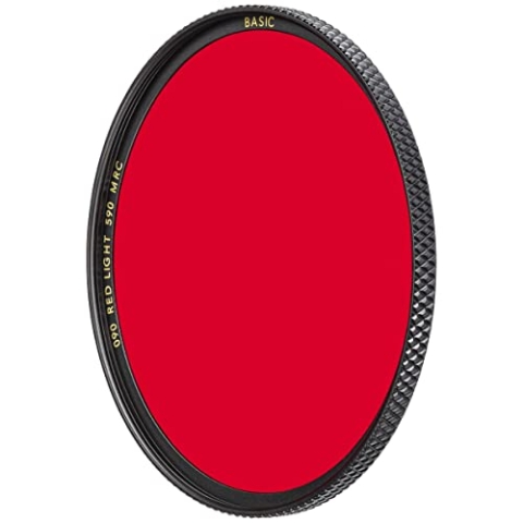 B+W Rotfilter hell 090 MRC Basic 77mm (16x vergütet, Professional)