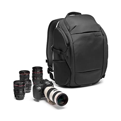 Manfrotto Advanced Travel III Fotorucksack für Kamera und Laptop, Tasche für Spiegelreflexkamera mit Objektiven, mit Austauschbaren Unterteilungen, Stativhalterung, Tasche, Seitlicher Zugriff