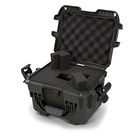 NANUK 908 Wasserdichter Hartschalenkoffer Mit Plüschschaumeinlage - Olive