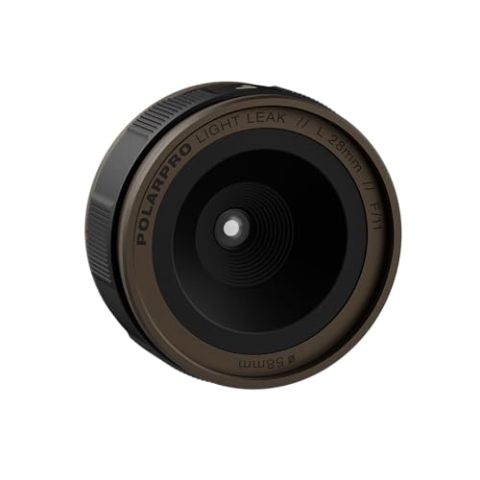 PolarPro - LightLeak Lens - The ONE - 28mm - f11 - Kameraobjektiv - Einstellbarer Lichteinfall - Zeitloser Effekt - L-Mount