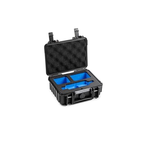B&W Transportkoffer Outdoor für Insta360 X3 - Type 500 Schwarz - wasserdicht nach IP67 Zertifizierung, staubdicht, bruchsicher und unverwüstlich