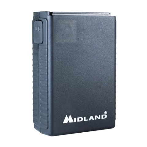 Midland PB42 Lithium-Pack 2800 mAh für Alan 42, Kapazität von 2800 mAh, die einen doppelten Lebenszyklus und eine höhere Kapazität im Vergleich zu wiederaufladbaren AA-Batterien (1800 mAh).
