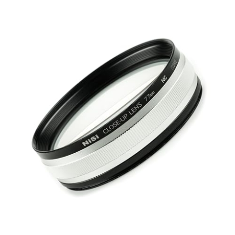 NiSi Nahlinse 77mm Close Up Lens Filter Kit - inkl 77 mm Close-up Linse, 72-77mm Adapterring, 67-77mm Adapterring, Objektivdeckel und Filtertasche