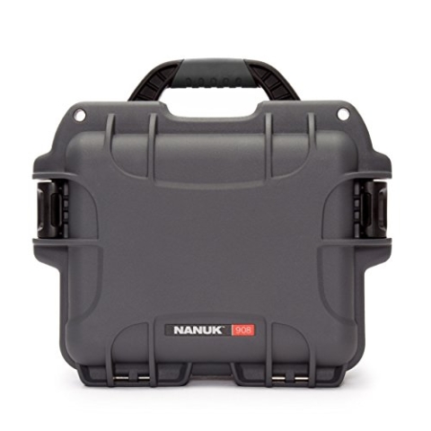 NANUK 908 Wasserdichter Hartschalenkoffer leer - Graphit