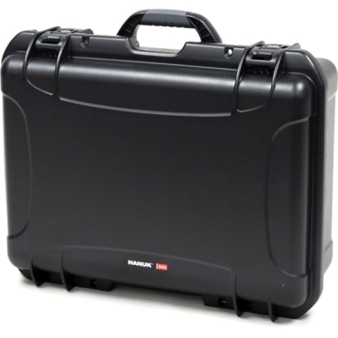 NANUK 940 Wasserdichter Hartschalenkoffer Mit Plüschschaumeinlage - Schwartz