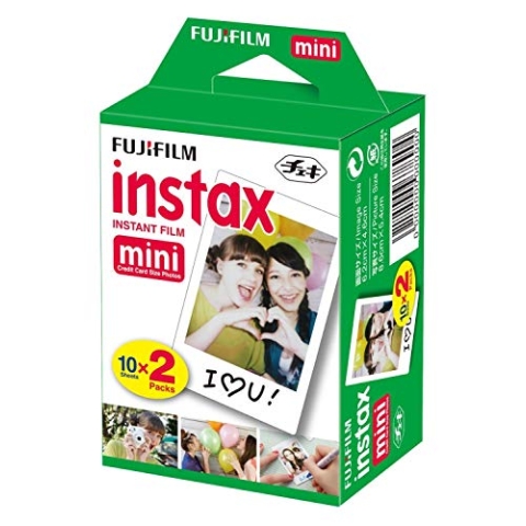 Fujifilm Instax Mini Film (40 Aufnahmen) Multipack weiß