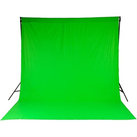 Manfrotto LL lc5781 3 x 3,5 m Vorhang – Chromakey Grün