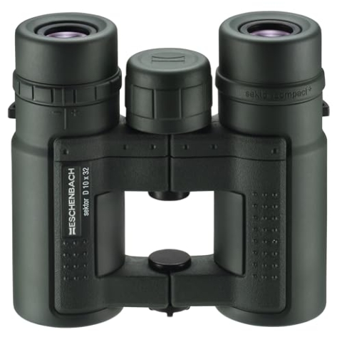 ESCHENBACH Optik 10x32 Sektor D compact+ Fernglas – der leichte Allrounder für gehobene Ansprüche für Wanderung, Vogelbeobachtung, Wildbeobachtung in der Natur - geeignet für Brillenträger