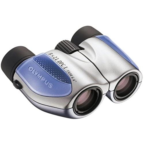 Olympus 8x21 DPC I Stahl-blau mit Tasche
