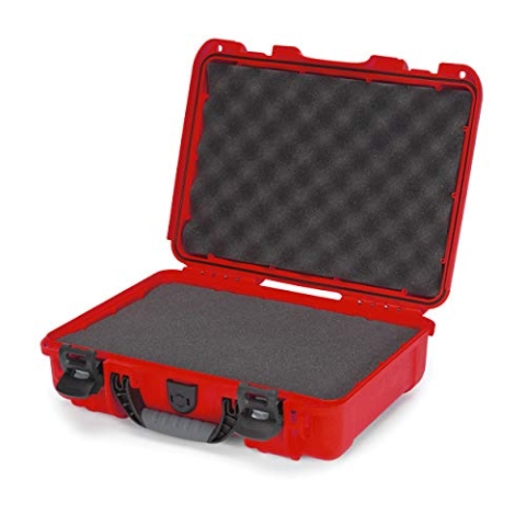 NANUK 910 Wasserdichter Hartschalenkoffer Mit Plüschschaumeinlage - Rot