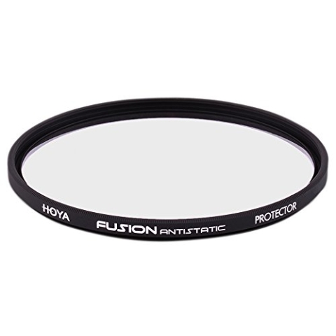 Hoya Fusion Antistatic Protector Korrekturfilter (58 mm), schwarz, YSPROT058