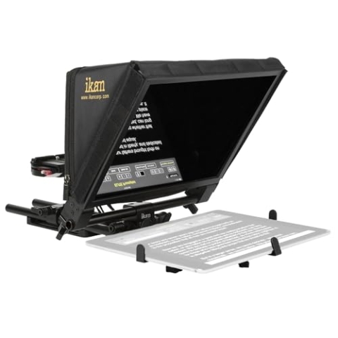 IKAN PT-Elite-PRO Universal Large Tablet, Surface Pro und Apple iPad Pro Teleprompter schwarz, Teleprompter (2nd Gen)