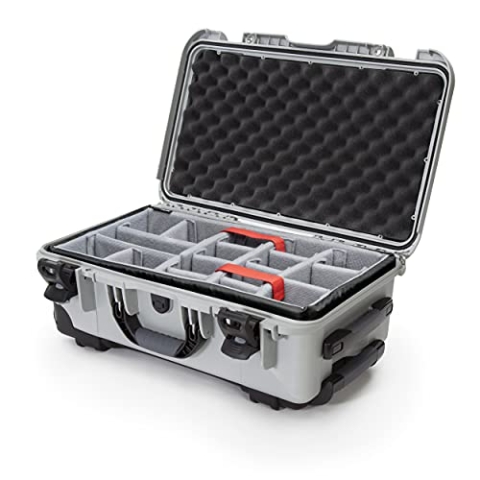 Nanuk 935 Wasserdichter Hartschalenkoffer Mit Gepolsterten Trennwänden - Silber