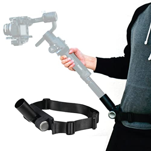 Carry Speed - Mogocrane Stützgürtel für Video-Ausrüstungen - Längenverstellbarer Gurt mit kippbarer Aluminiumhülse