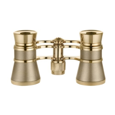 Eschenbach Optik Fernglas Glamour 3x25 mit 3X Vergrößerung Opernglas, klein, Gold