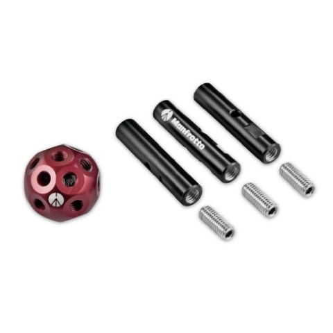 Manfrotto MSY0590A Stativ Verlängerung Dado Kit (3-Rohre)
