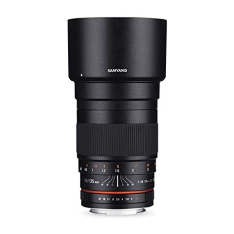 Samyang 135mm F2.0 für MFT - APS-C Teleobjektiv Festbrennweite für MFT Kameras, manueller Fokus, für Olympus OM-D E-M10 Mark IV, E-M1 Mark III, Panasonic Lumix BGH1, DC-G110, DC-G91