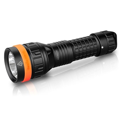 Fenix SD10 Taschenlampe, Schwarz, Orange, Aluminium, IPX8, 1 m, 1 Lampen