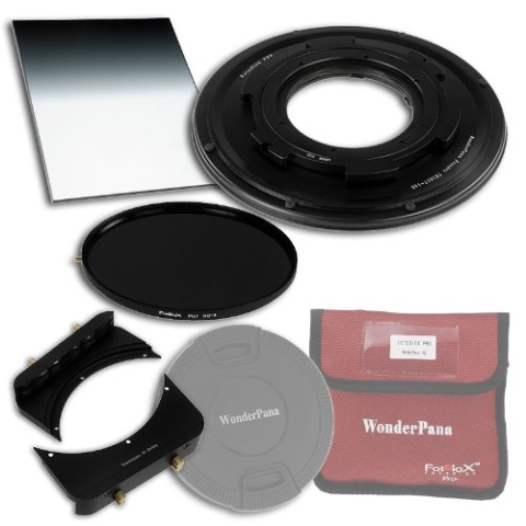 WonderPana 66 FreeArc Essentials ND 0.9HE Kit - Rotating 145mm Filter System Holder, Lens Cap, Fotodiox Pro 6.6"x8.5" 0.9 (2-stop) Hard Edge Grad ND and 145mm ND16 (4-Stop) Filters for the Tokina 10-17mm f/3.5-4.5 AT-X 107 DX AF Fisheye Lens (AP