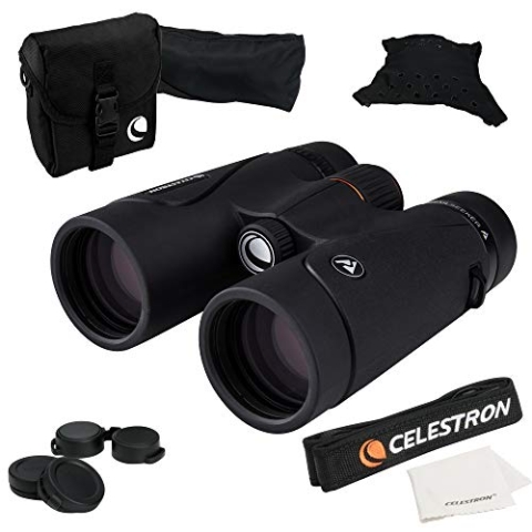 Celestron 71404 TrailSeeker 8x42 BaK-4 Prism Binoculars, Black