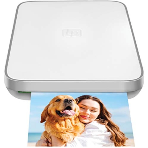 Lifeprint 3x4.5 Tragbarer Foto- und Videodrucker für iOS- und Android-Geräte. Erwecken Sie Ihre Fotos mit Augmented Reality zum Leben - Weiß