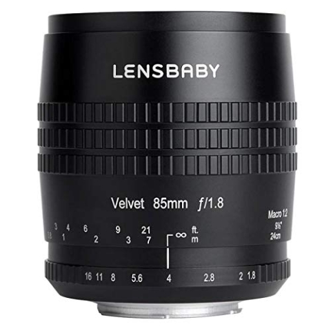 Lensbaby - Velvet 85 - für Fuji X - Weich und samtig - Perfekt für Makro und Porträts - Glüheffekt