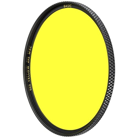 B+W Gelbfilter 022 MRC Basic 95mm (16x vergütet, Professional)